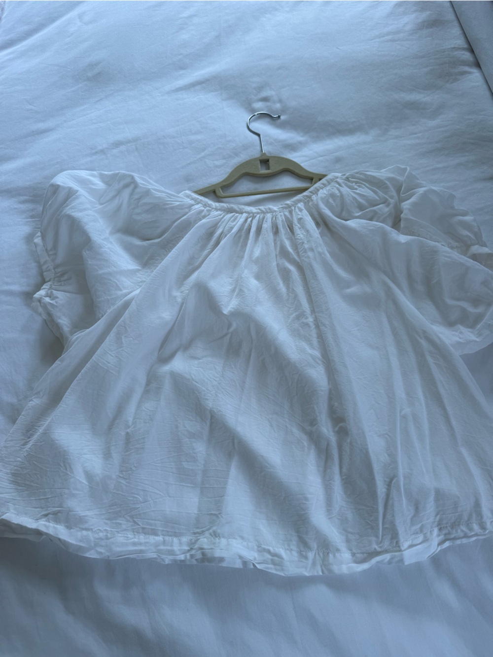 Doen White Peasant Chemise Top - Picture 4 of 6